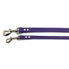 2 Butter soft grain leather leads in a violet colour from Style Hound-slim and standard