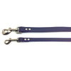 2 Purple signature leather leads from Style Hound-slim and standard