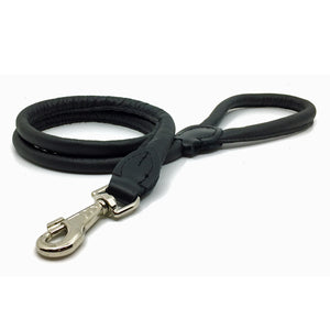 Soft-Rolled-Leather-Lead-Black-Front