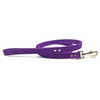 Purple suede leather lead from Style Hound-detail view