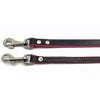 2 Two-toned black and pink leather leads from Style Hound-Slim and Standard