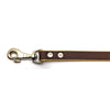 Two-toned chocolate and natural tan leather lead from Style Hound-Standard